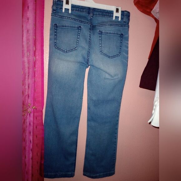 Cat & Jack girls bootcut super stretch light blue jeans size 12 - Picture 3 of 5